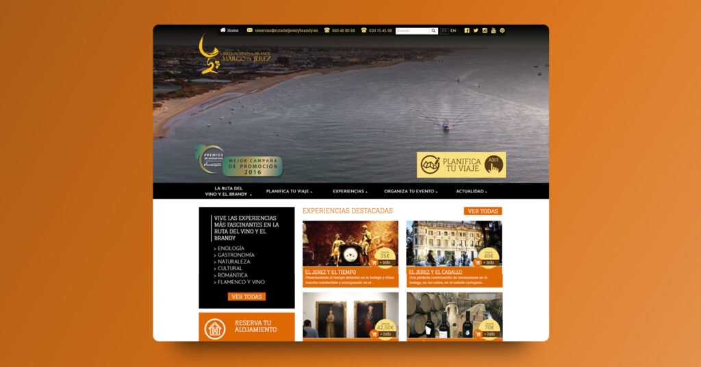 Portal para La Ruta del Vino y el Brandy de Jerez - Creaktiva