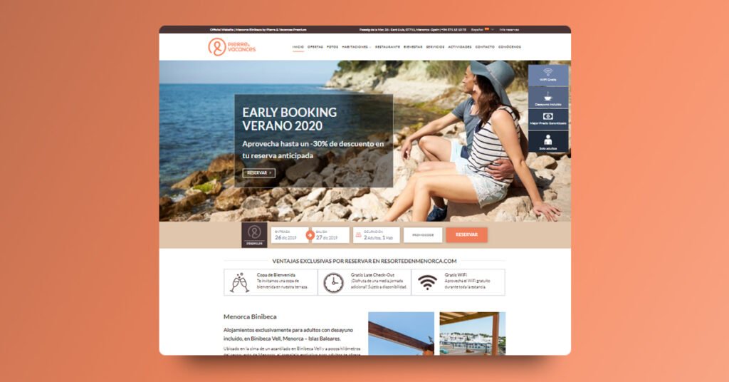 Websites para Pierre & Vacances – Center Parcs - Creaktiva