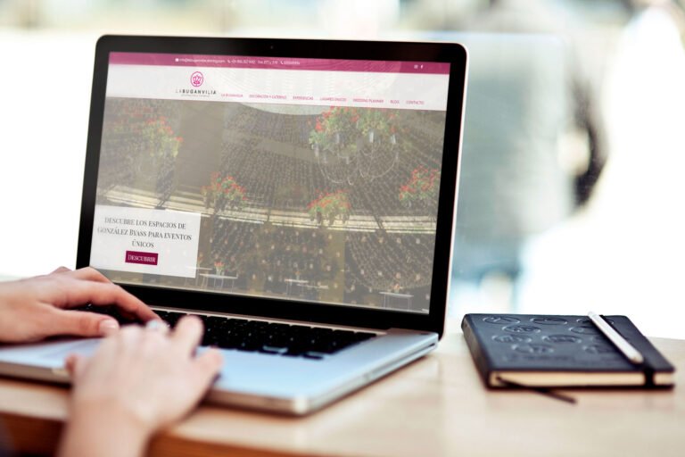 Desarrollo web Caterging La Buganvilia - Creaktiva