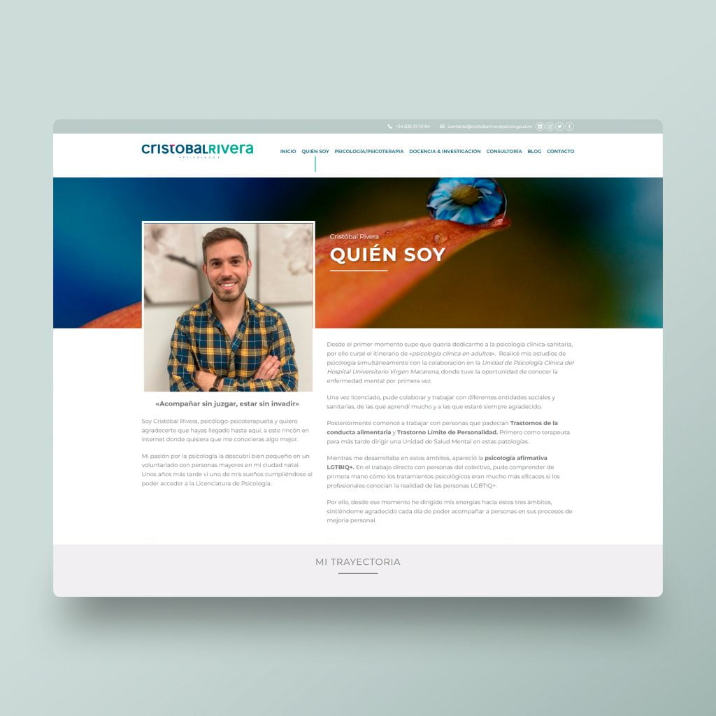 Desarrollo web Cristóbal Rivera - Creaktiva