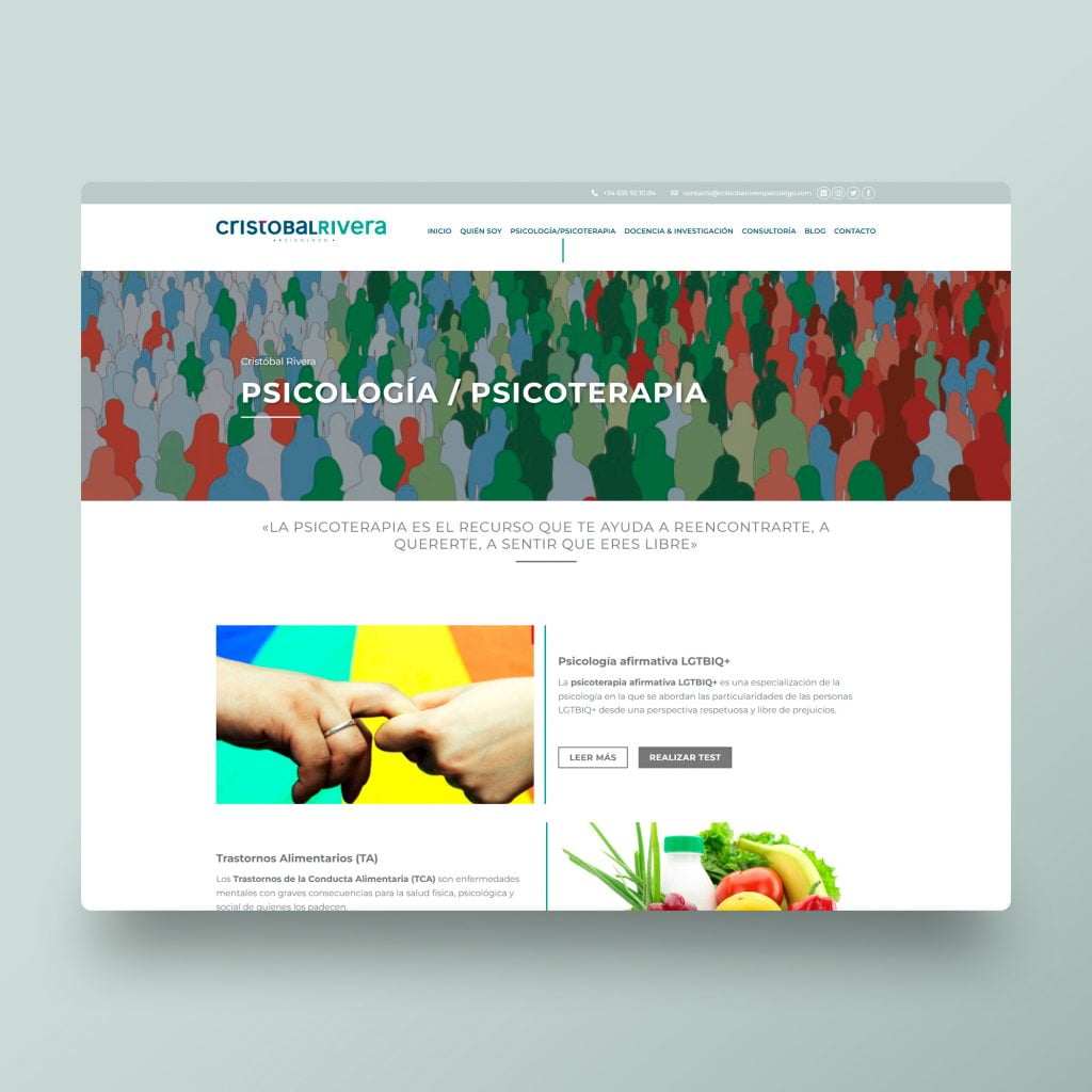 Desarrollo web Cristóbal Rivera - Creaktiva