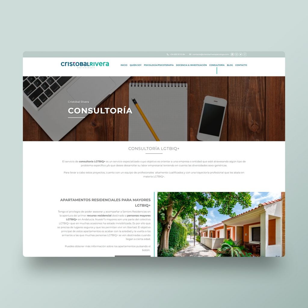 Desarrollo web Cristóbal Rivera - Creaktiva