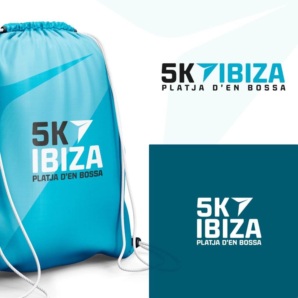 Diseño logotipo 5K Ibiza-Platja d’en Bossa - Creaktiva
