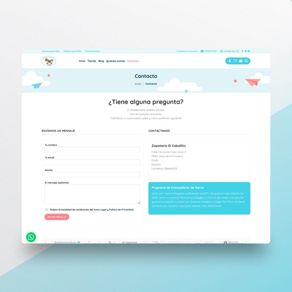 Desarrollo Tienda Online Zapatería El Caballito - Creaktiva