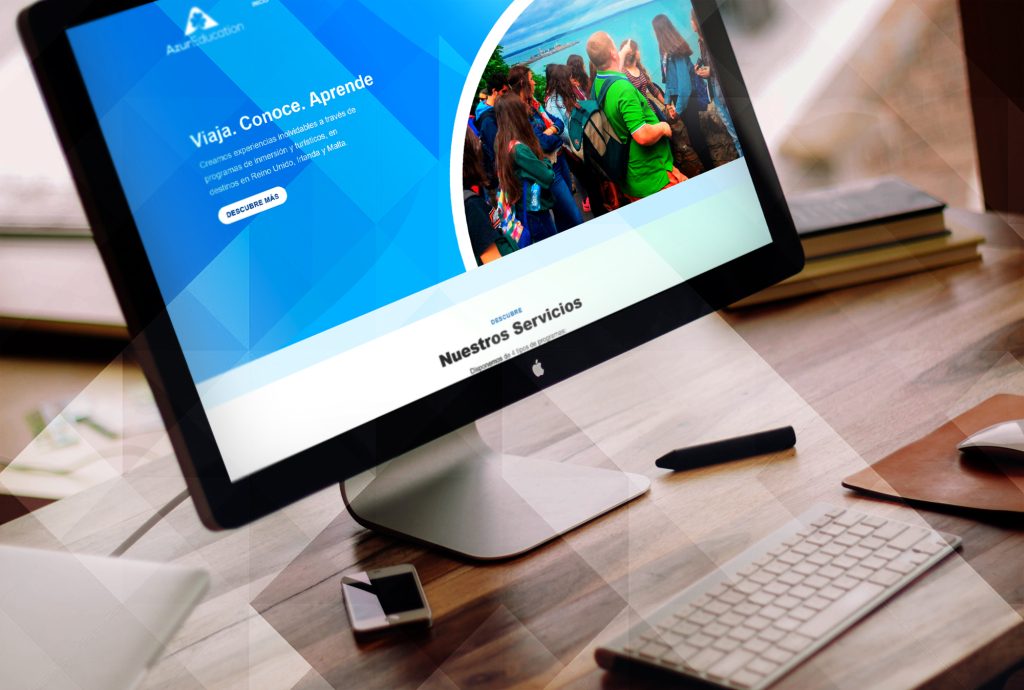 Diseño web en Sevilla para AzurEducation - Creaktiva