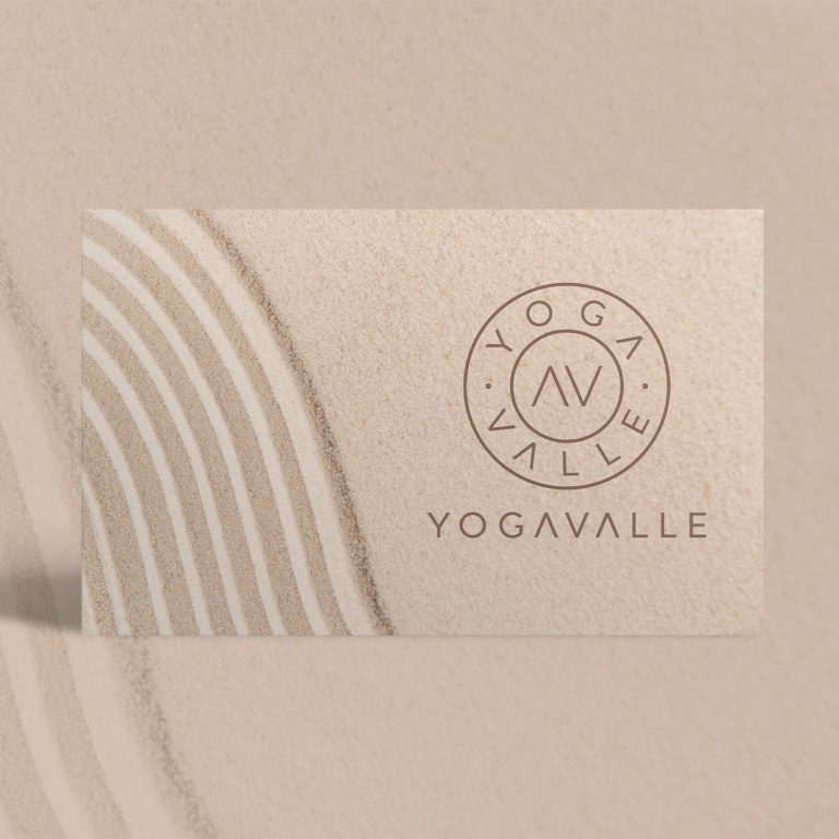 Diseño Logotipo Yoga Valle - Creaktiva