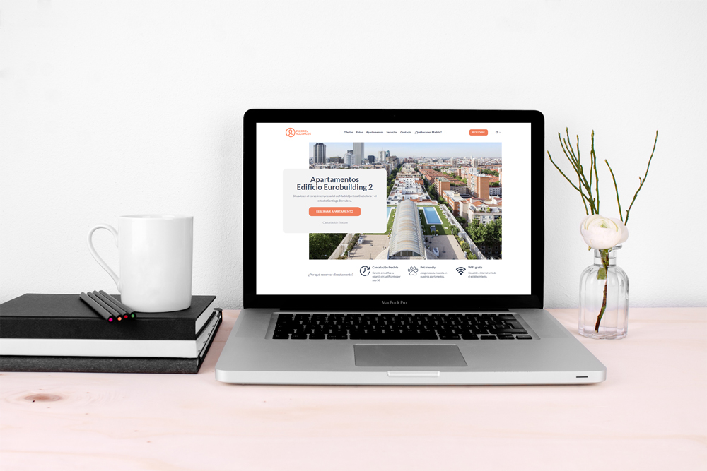Desarrollo Web Apartamentos Edificio Eurobuilding 2 - Madrid - Creaktiva