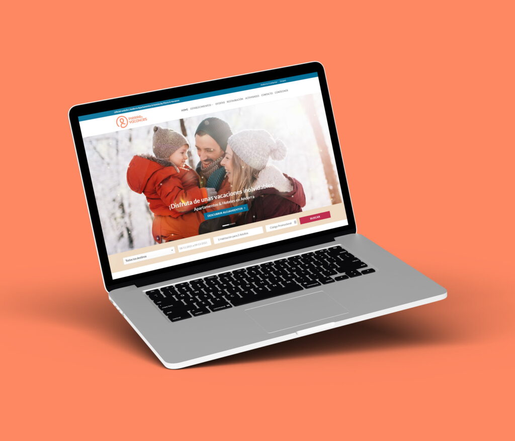 Diseño web Andorra Pierre & Vacances - Creaktiva
