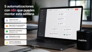 5 automatizaciones con n8n que puedes montar esta semana | Creaktiva